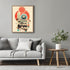 Posterizer 1 pcs-vintage funky old timey surreal collage-Retro Art-Abstract & Modern Art-Gift for Art Lovers- UNFRAMED Wall Art...