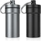 Portable Ear Plug Carrying Case, Urekt Waterproof Metal Earplug Case Keychain Container Holder?2 Pack?......