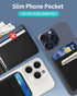 Senose Magnetic Wallet Compatible for Magsafe, Stretchy Magnet Phone Wallet Card Holder for Back of Phone Compatible for iPhone 15/14/13/12 Mini/P...