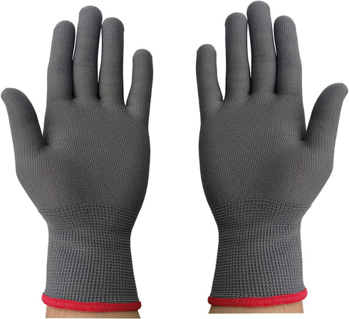 Vinyl Wrap Gloves, Professional Anti-Static Application Gloves,Dust-Free Working Gloves,PC Building Gloves(Grey,2 pairs)...