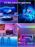LED Lights for TV, 16.4ft TV LED Backlights for 50-75in, RGB TV LED Lights with Music Sync Bluetooth APP and Remote Control TV Lights Strip USB Po...