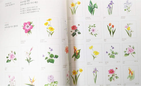 ICONBOOKS Botanical Art Coloring Book - Flower- Easy to Follow Anyone Coloring Book for Adults Relaxation...