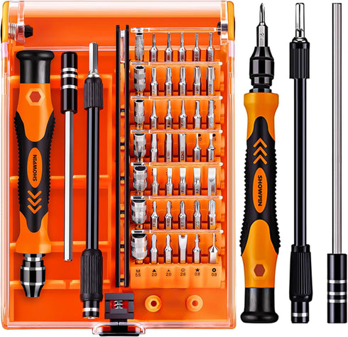 Mini Screwdriver Set, Torx Bit Set with T3 T4 T5 T6 T7 T8 T9 T10 T15 T20 Security Torx Bit, Computer repair tool kit with Phillips Head Screwdrive...