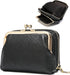 2 in 1 Change Purse Wallet,Credit Card Holder with Cion Purse for Women,Cute Pouch for Gril with Zipper Clasp...