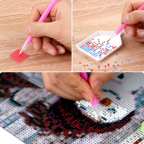 6PCS Plastic Diamond Art Painting Bead Sorting Trays (3.8 x 2.2 Inches), Accessories and Tools for DIY Crafts...