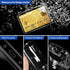 10 Pcs Clear Plastic Heavy Duty Vertical Name Badge ID Card Holders with Waterproof Resealable Zip, Plastic Name Tag Holder...