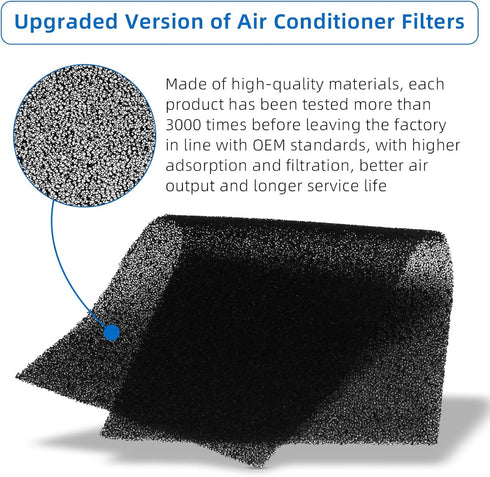 Pokin 2 Pack ARC-CF-14S ARC-14S Activated Carbon Filter Replacement for Whynter Portable Air Conditioner ARC-14S, ARC-14SH, ARC-141BG AND ARC-143M...