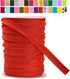 Mandala Crafts Red Maxi Piping Bias Tape with Welting Cord - 1/2 Inch Upholstery Piping Trim for Sewing, Cushions, Slipcovers, and DIY Decor - 55 ...