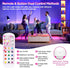 Rechargeable Battery Operated Light Bulb with Remote Control 2 Packs, 350LM Dimmable Detachable LED Bulb with 15 Colors Selectable & 3 Timer, Wire...