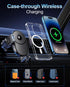 Wireless Car Charger, 15W Fast Charging Auto Clamping Car Phone Holder Wireless Charger Air Vent Car Phone Mount fit for iPhone 15 14 13 12 Mini P...