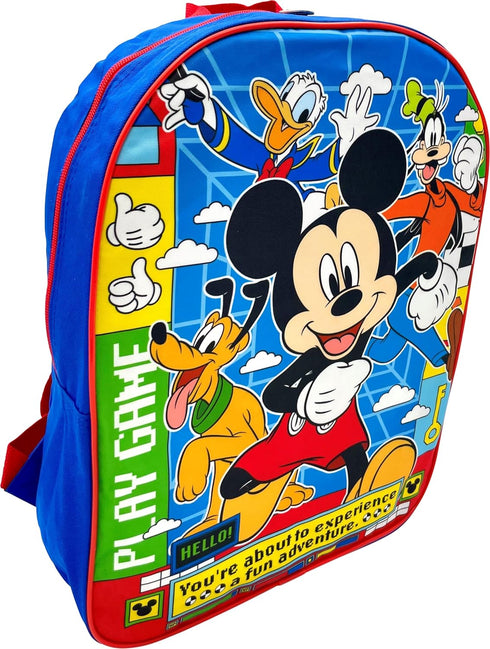 Ruz Kid's Licensed 15 Inch School Bag Backpack (Mickey Mouse), Large...