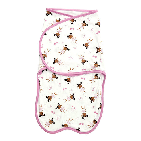 Baby Swaddle 100% Cotton, Ballerina Theme (Zhara) for Newborn - 3 Months...