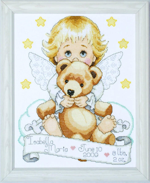 Tobin Heavenly Angel, 11 x 14 Cross Stitch Kit, by The Yard, Multicolor, 14 Count...