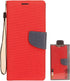 for Samsung Galaxy A02S (SM-A025), A02s - Denim Wallet Phone Case - CT5 Red...