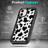 Designed for iPhone 11 Case, Heavy-Duty Tough Rugged Lightweight Slim Shockproof Protective Case for iPhone 11 6.1 Inch,Women Girls,Cute Cow Print...