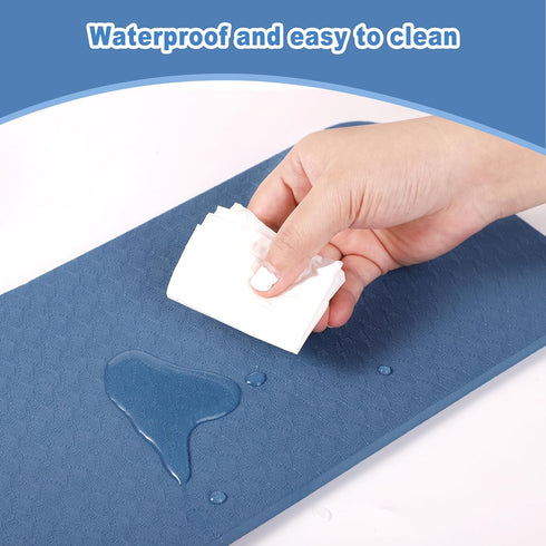 Sewing Machine Pedal Footrest Mat, 13.4x6.7 Inch Waterproof Sewing Machine Foot Pedal Pad Non Slip Skid Sewing Machine Muffling Mat Accessories fo...