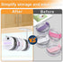 2 Pack 10.8" Tumbler Lid Organizer, Cup Lid Organizers Storage Inside Cabinet for Yeti Stanley Simple Modern Tumbler Lids, Space Saving Cup Lid Ho...
