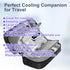 JOYJOM Insulin Cooler Travel Case: Diabetic Medication Insulated Vial Cool Organizer with 4 * 160g Reusable Ice Packs for for Insulin Pen and Diab...