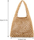 Ayliss Women Mini Clutch Handbag Tote Cotton Crochet Bucket Top-handle Drawstring Beach Woven Fishing Net Pouch Purse...