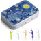 Dental Floss Portable Case, Easy to Store Floss Picks of Various Sizes, Portable Dental Floss Dispenser is Perfect for Travelling, Hotels, Dinners...