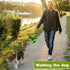 4pcs Silicone Dog Poop Bag Holder, Pet Waste Bag Holder, Dog Poop Bag Dispenser Hand Free Holder for Leash Dog Walking Bike Accessory Holder (Blac...