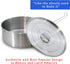 Flan Mold with Lid - Authentic Mexican Flan Pan - Flan Molds for Baking with Water Bath - Molde para Flan - Flaneras Moldes con Tapa Baño Maria...