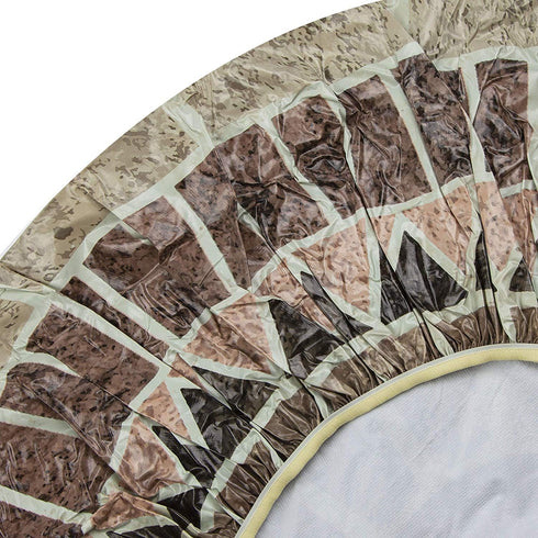 Jobar Decorative Stretch Table Cover (Mosaic), one Size, 1 Count (Pack of 1)...