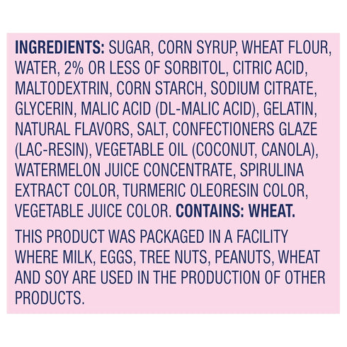 SweeTARTS Ropes, Candy, Watermelon Berry Collision, Soft and Chewy, 9 oz...