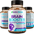 40-in-1 Brain Booster Supplements for Memory, Focus, Clarity, Energy, Performance | Natural Nootropic Brain Support Supplement with DMAE, Bacopa M...