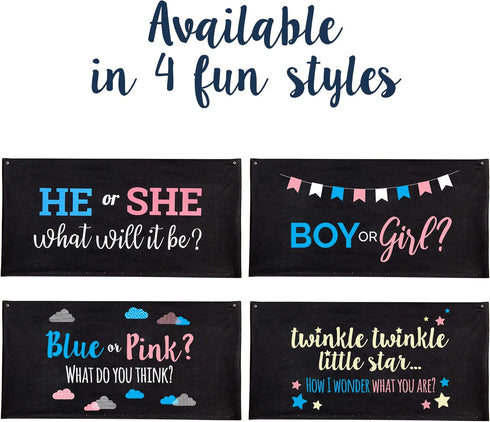 Gender Reveal Balloon Drop Bag | Twinkle, Twinkle Little Star...