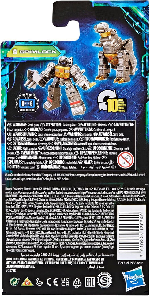 Transformers Toys Legacy Evolution Core Grimlock Toy, 3.5-inch, Action Figure for Boys and Girls Ages 8 and Up...