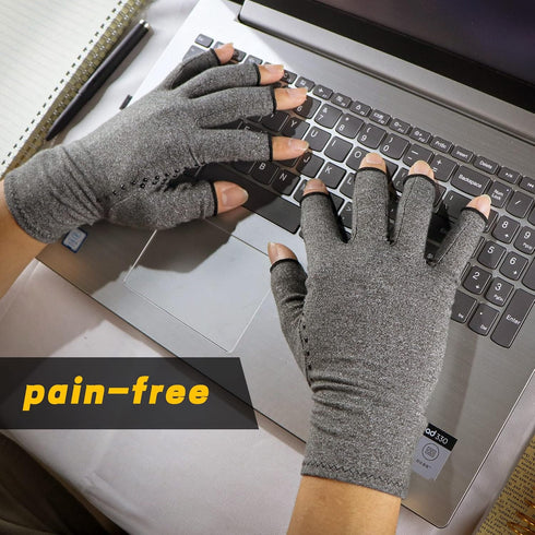 JIUFENTIAN Arthritis Compression Gloves for Women and Men-Arthritis Gloves for Women for Pain, Hand Swelling, Rheumatoid, Tendonitis, and Computer...