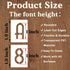 1 Inch Letter Stencils and Numbers, 42 Pcs Alphabet Drawing Stencils, Reusable Plastic Craft Templates for Painting on Wood, Wall, Fabric, Rock, S...