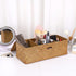 Hipiwe Seagrass Storage Basket Bin with Lid Rectangular Woven Shelf Baskets with 3-Section Toilet Paper Basket Holder for Closets Pantry Bathroom ...