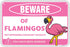 Venicor Flamingo Sign - 8 x 12 Inches - Aluminum - Pink Flamingo Gifts for Women Adults - Outdoor Wall Decor...