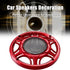 X AUTOHAUX 2pcs 6 Inch Car Metal Audio Speaker Grill Cover Mesh Woofer Horn Guard Decorative Circle Grille Protector Red...