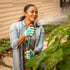 Wells Lamont Women's HydraHyde Water-Resistant Leather Palm Hybrid Work Gardening Gloves, Medium (Pack of 1) (3250M), Blue...