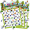 Animal Bingo Game for Toddler Adults, 24 Players Animal Bingo Cards Letter Recognition Animals Themed Bingo Game Cards Jungle Safari Party Game fo...