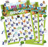 Animal Bingo Game for Toddler Adults, 24 Players Animal Bingo Cards Letter Recognition Animals Themed Bingo Game Cards Jungle Safari Party Game fo...