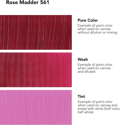 Daler-Rowney Georgian Oil Paint, Aluminium Tube, 1.28oz - 38 ml, Rose Madder (Quinacridone)...