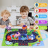 Baby Toy Cars for 1 Year Old Boy, Mini Pull Back Trucks with Playmat for Toddler Age 12-18 Months, 12PCS Infant Friction Powered Push Vehilces, Ca...
