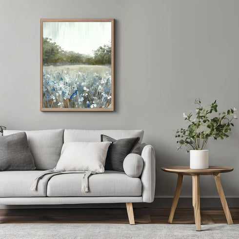 Posterizer 1 pcs-tranquil meadow scene-field of flowers in oil painting style 7-Floral & Botanical Art-Gift for Men Women Teens-Decor for Home & O...