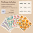Swedish Dishcloths for Kitchen, 8 Pack Flower Swedish Dishcloths with 3 Clips, 9 Classified Labels, Reusable Paper Towels Washable, Biodegradable,...