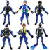 Police Army Men Playset Guard Military with Weapons Accessories 6 Pack Toy Soldiers Action Figures for Toddlers Age 6 7 8 9 yr Old Boys Girls Kids...