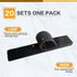 Heavy Duty Hook and Loop Tape with Adhesive,20 Sets of 1x4 inch Nylon Self Adhesive Tape, Double Sided Strong Back Adhesive Tape, Suitable for Off...
