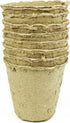Set of 16 Biodegradable Eco Friendly Peat Pots! 3.125" Diameter x 3" - Recycled Non Bleached Peat Pots Perfect for Seed Germination! No Transplant...
