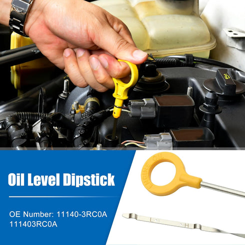 uxcell Engine Oil Level Indicator Dipstick for Nissan Sentra 2013-2019 No.11140-3RC0A/111403RC0A...