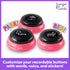 Hunger For Words Talking Pet Next Words Locations - 3 Piece Set of Recordable Speech Buttons for Dogs, Dog Buttons for Communication...