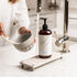 ZAZ Instant Dry Sink Caddy, Kitchen Sponge Soap Holder Dispenser, Bathroom Countertop Fast Drying Stone (Fog Mist)...