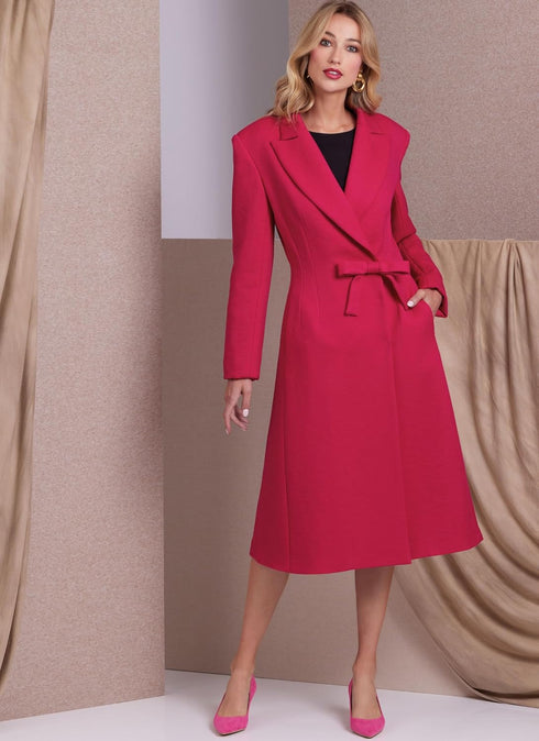 Vogue Misses' Lined Coats Sewing Pattern Packet, Sizes 18-20-22-24-26, Multicolor...
